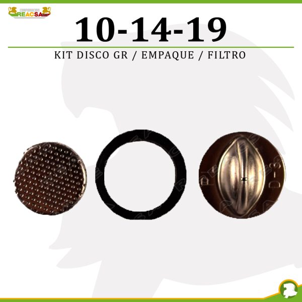 KIT DISCO GR/ EMPAQUE/ FILTRO