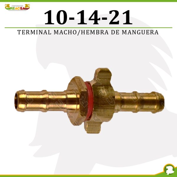 TERMINAL MACHO/HEMBRA MANGUERA ROSC CH