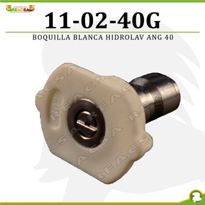 BOQUILLA BLANCA HIDROLAV ANG 40