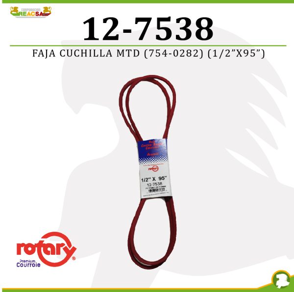 FAJA CUCHILLAS MTD (754-0282) (1/2" X 95")