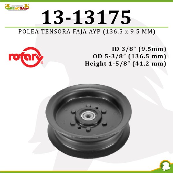 POLEA TENSORA FAJA AYP (136,5 X 9,5 MM)