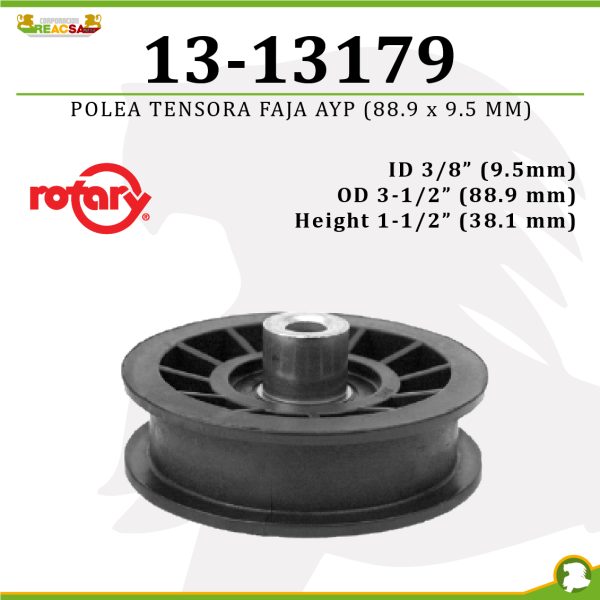 POLEA TENSORA FAJA AYP (88,9 X 9,5 MM) GRUESA