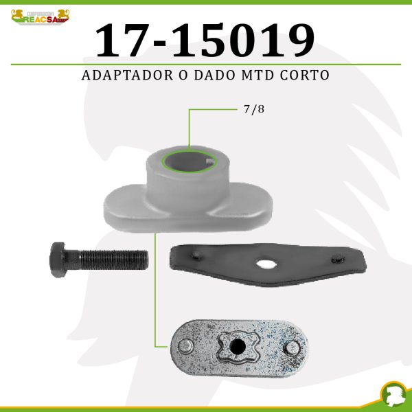 ADAPTADOR O DADO MTD CORTO 7/8