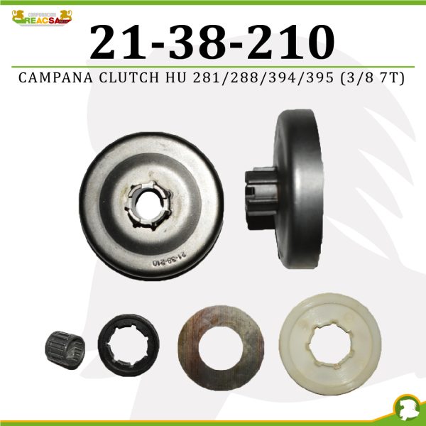 CAMPANA CLUTCH HU 281/288/394/395(3/8 7T)