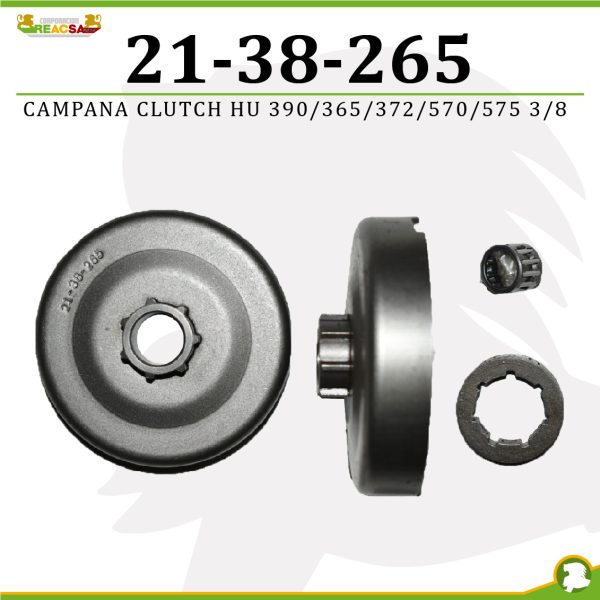 CAMPANA CLUTCH HU 390/365/372/570/575  3/8