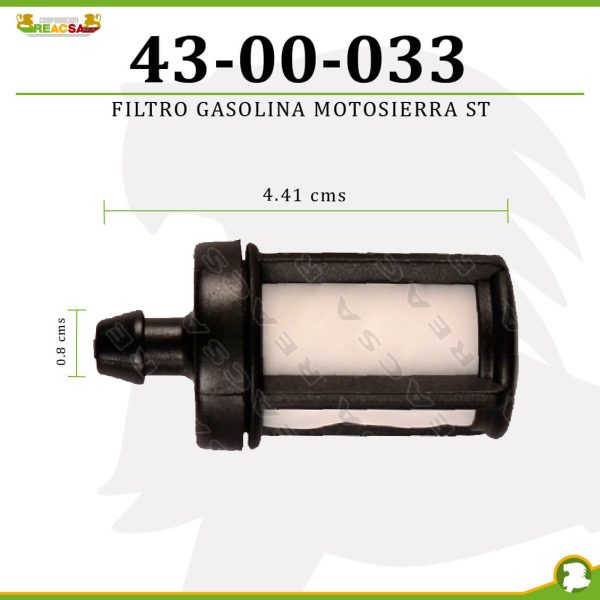 FILTRO GASOLINA MOTOSIERRAS ST