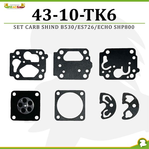 SET CARB SHIND B530/ES726/ECHO SHP800