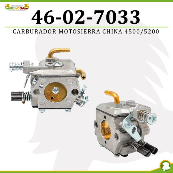CARBURADOR MOTOSIER CHINA 4500/5200