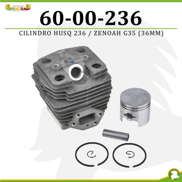 CILINDRO COMP HUSQ 236RII / ZENOAH G35 (36MM)