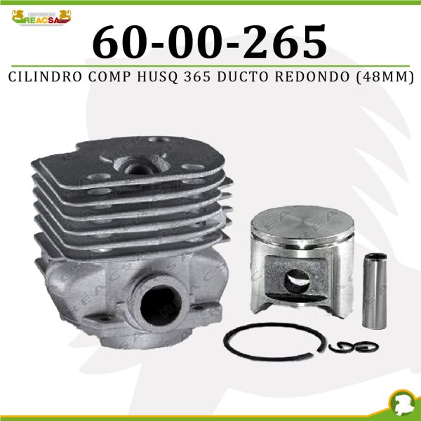 CILINDRO COMP HUSQ 365 DUCTO REDOND (48MM)