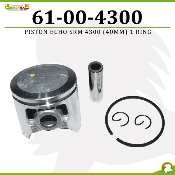 PISTON ECHO 4300 1 ANILLO (40MM)