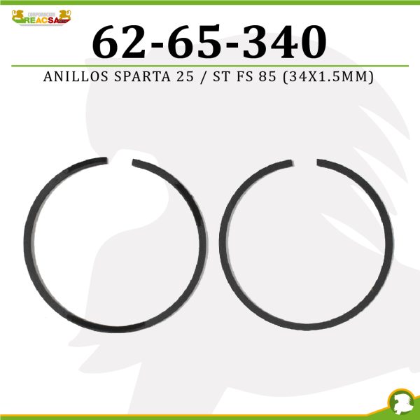 ANILLOS SPARTA 25 / ST FS 85 (34X1.5 MM)