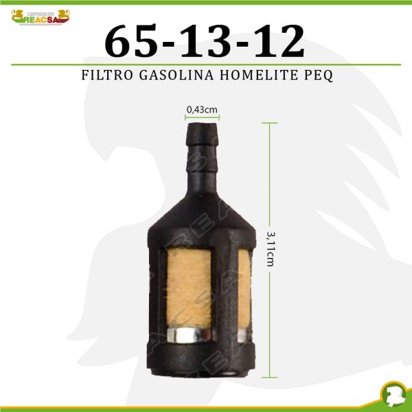 FILTRO GASOLINA HOMELITE PEQ