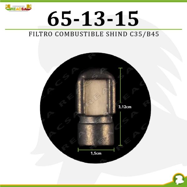 FILTRO COMBUSTIBLE SHIND C35/B45