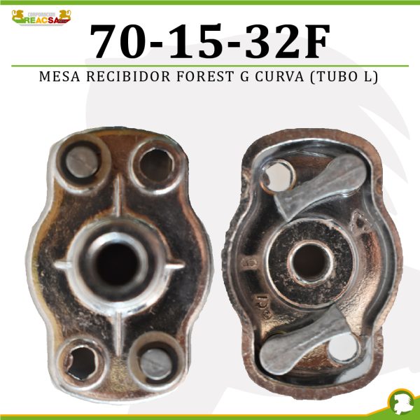 MESA RECIBIDOR FOREST G CURVA (TUBO L)
