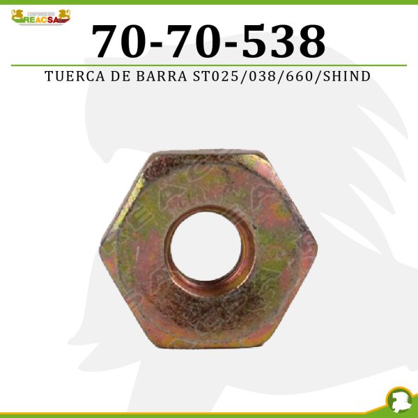 TUERCA DE BARRA ST025/038/660/SHIND