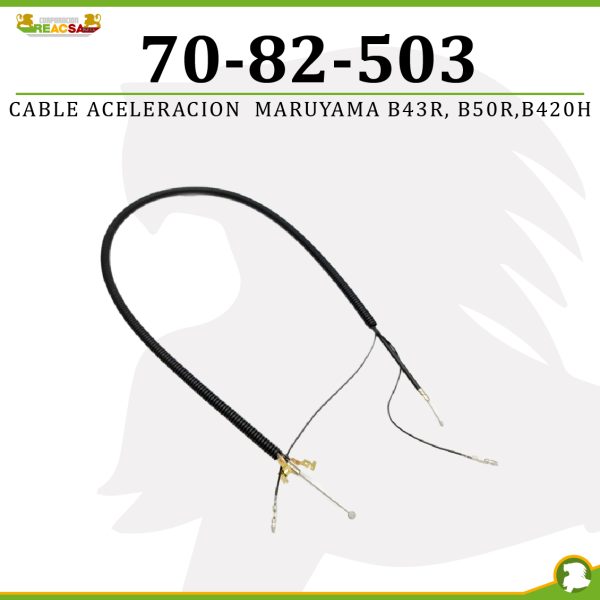 CABLE ACELERADOR MARUYAMA B43R / B50R / B420H