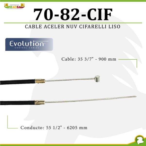 CABLE ACELER NUV CIFARELLI LISO