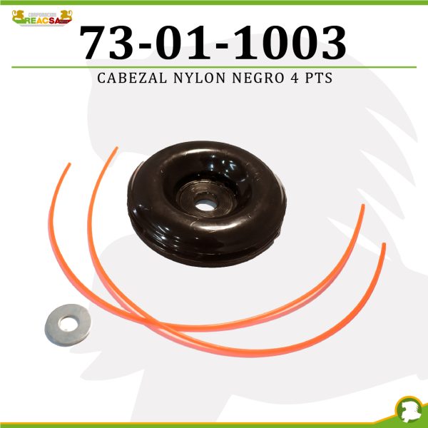 CABEZAL NYLON NEGRO 4 PTAS