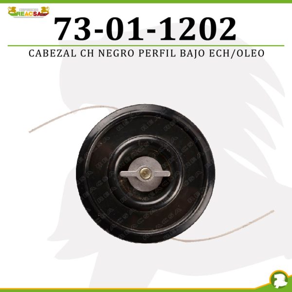 CABEZAL CH NEGRO PERFIL BAJO ECH/OLEO