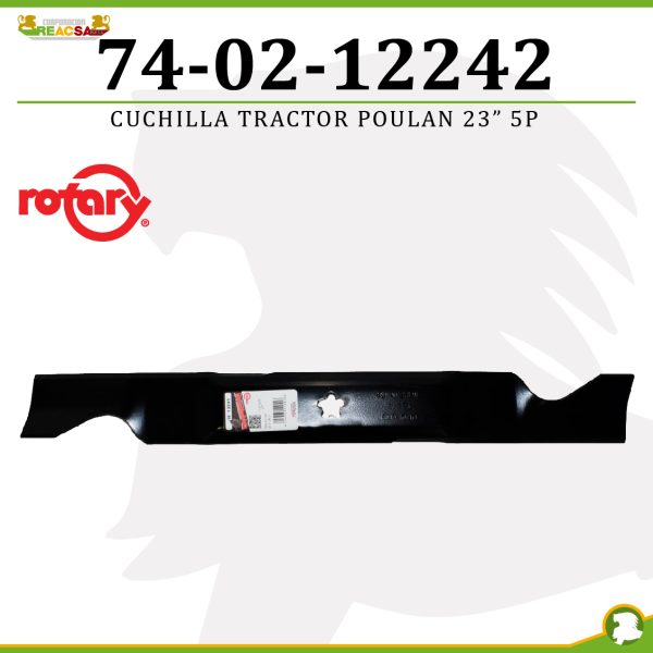 CUCHILLA TRACTOR POULAN 23" 5P