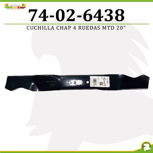 CUCHILLA CHAP 4 RUEDAS MTD 20"