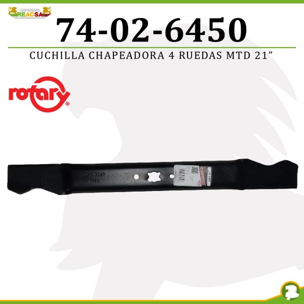 CUCHILLA CHAP 4 RUEDAS MTD  21"