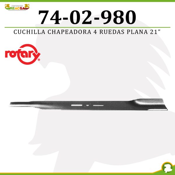 CUCHILLA CHAP 4 RUEDAS PLANA 21"