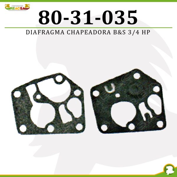 DIAFRAGMA CHAPEADORA B&S 3/4 HP