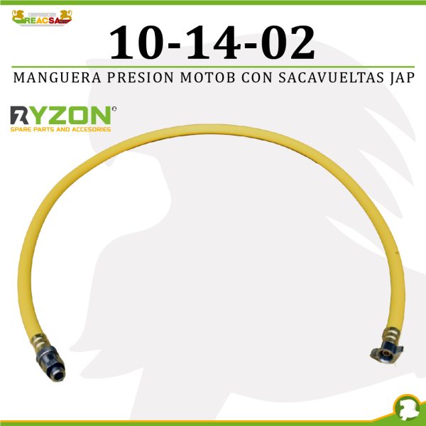 MANGUERA PRESION MOTOB CON SACAVUELTAS JAP